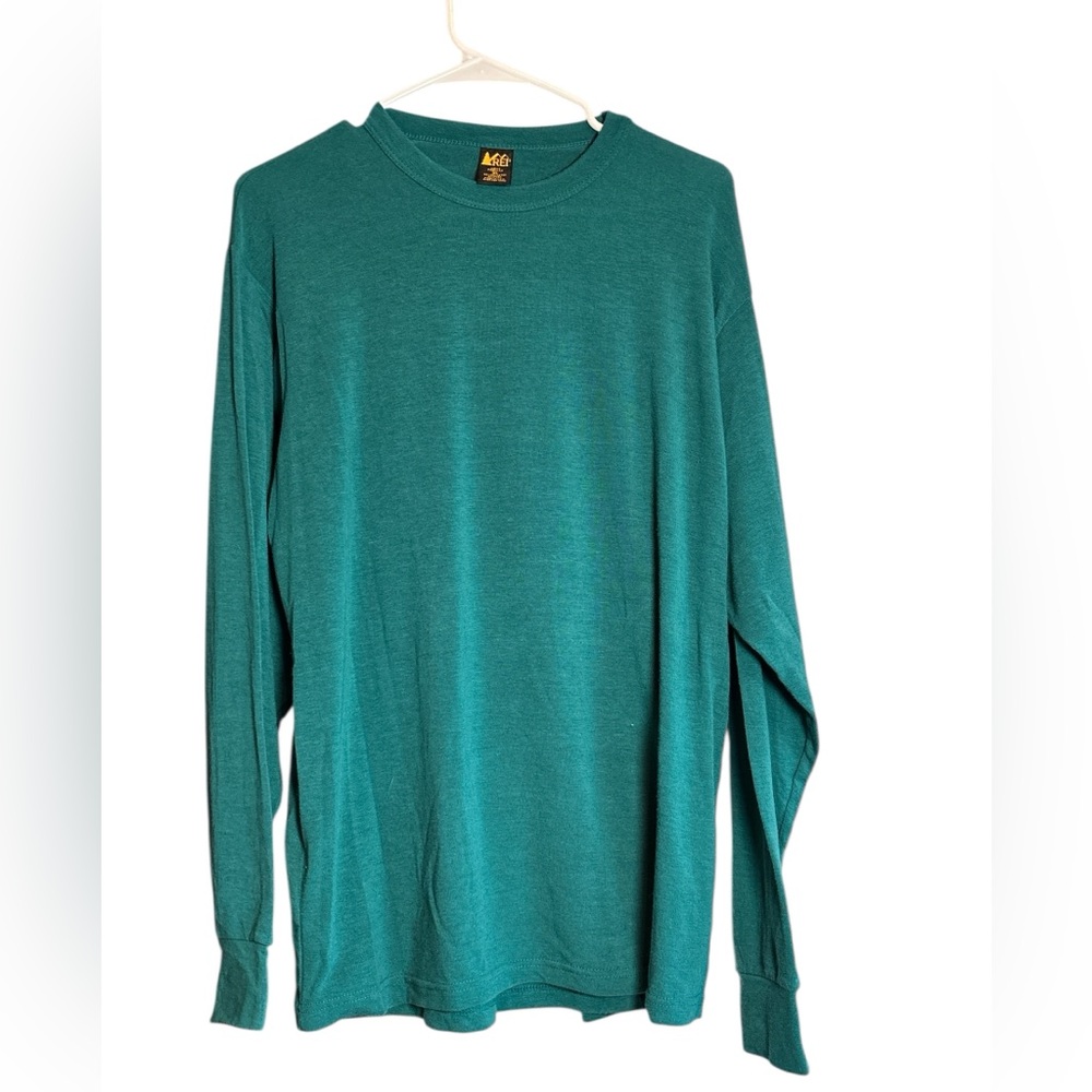 REI Co-op Men’s XL Green Long Sleeve Performance Shirt USA Made